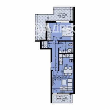 Двустаен апартамент, София, Манастирски ливади - изток, 656547, Снимка 1