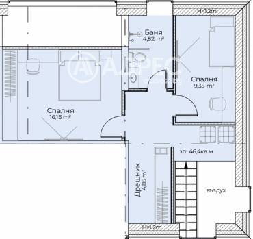 Многостаен апартамент, София, Симеоново, 674547, Снимка 2