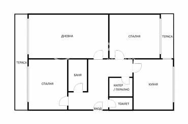 Многостаен апартамент, Варна, Чайка, 688547, Снимка 1