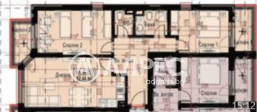 Тристаен апартамент, София, Малинова Долина, 565549