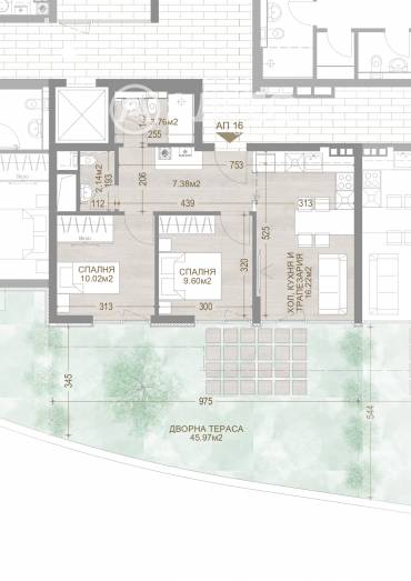 Тристаен апартамент, София, Манастирски ливади - изток, 655551, Снимка 1