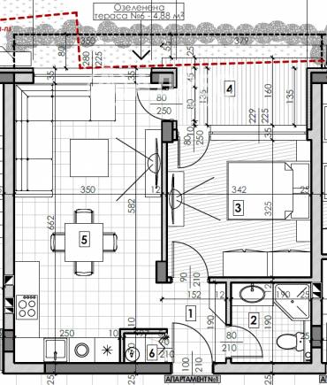 Двустаен апартамент, Шумен, Пазара, 684553, Снимка 1