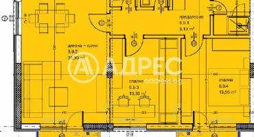 Тристаен апартамент, Варна, Кайсиева градина, 676554, Снимка 1
