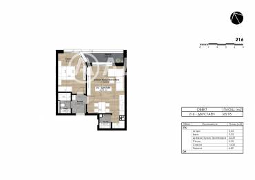 Двустаен апартамент, София, Витоша, 680554, Снимка 1