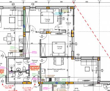 Тристаен апартамент, Русе, ЦЮР, 689554, Снимка 1