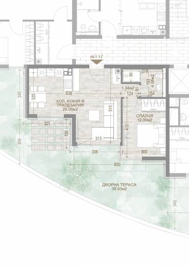 Двустаен апартамент, София, Манастирски ливади - изток, 655555, Снимка 1