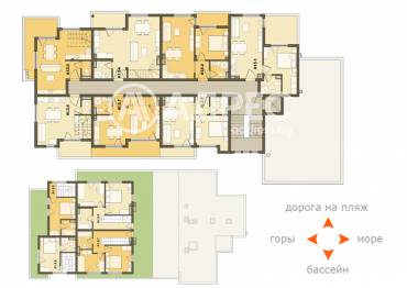 Тристаен апартамент, Свети Влас, 575557, Снимка 1