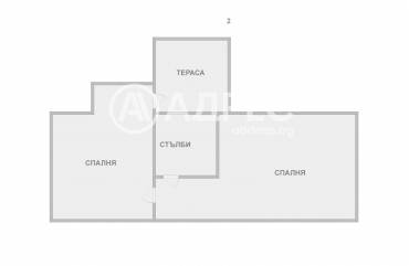 Тристаен апартамент, Варна, Окръжна болница, 700557, Снимка 2