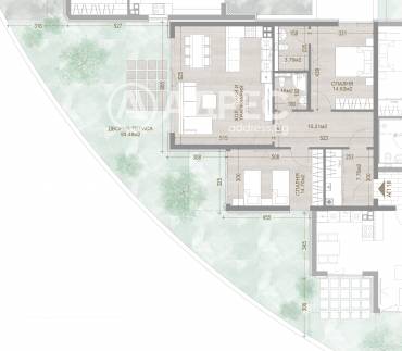 Тристаен апартамент, София, Манастирски ливади - изток, 655560, Снимка 1