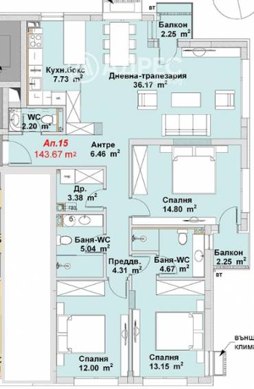 Многостаен апартамент, София, Бояна, 669560, Снимка 1