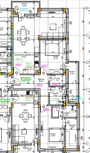 Тристаен апартамент, Русе, ЦЮР, 689561, Снимка 1