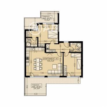 Тристаен апартамент, София, Манастирски ливади - изток, 656563, Снимка 1