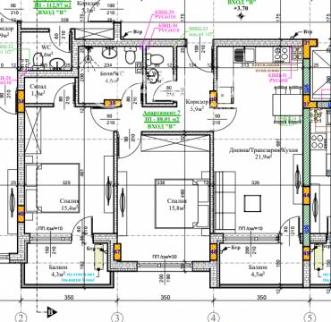 Тристаен апартамент, Русе, ЦЮР, 689564, Снимка 1