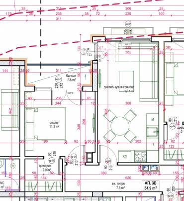 Двустаен апартамент, Бургас, Меден рудник - зона В, 684565, Снимка 1