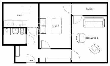 Двустаен апартамент, София, Люлин 6, 675566, Снимка 1