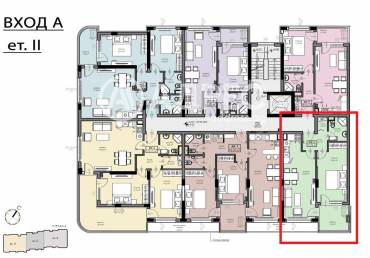 Двустаен апартамент, Бургас, Мадика, 671567, Снимка 1