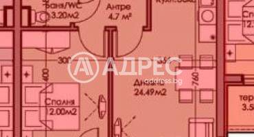 Двустаен апартамент, Бургас, Мадика, 665568, Снимка 2