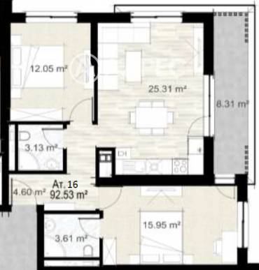 Тристаен апартамент, София, Сердика, 690569, Снимка 1