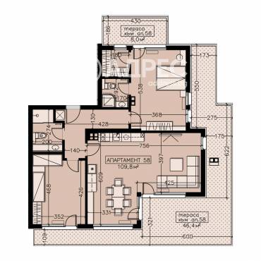 Тристаен апартамент, София, Манастирски ливади - изток, 656572, Снимка 1