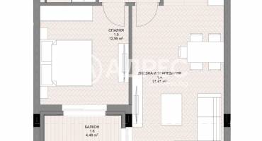 Двустаен апартамент, София, Овча купел, 671572, Снимка 2