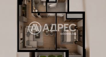 Двустаен апартамент, София, Манастирски ливади - изток, 701572, Снимка 1