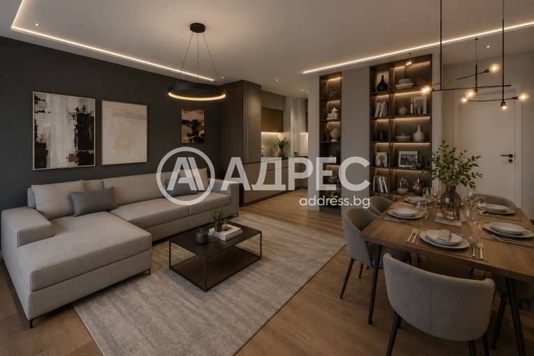 Двустаен апартамент, София, Манастирски ливади - изток, 701572, Снимка 2