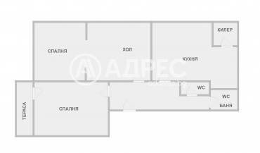 Тристаен апартамент, Варна, Идеален център, 620573, Снимка 1