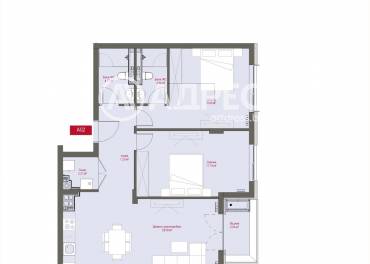 Тристаен апартамент, София, Манастирски ливади - изток, 668574, Снимка 1