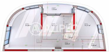 Тристаен апартамент, Варна, Трошево, 679575, Снимка 1