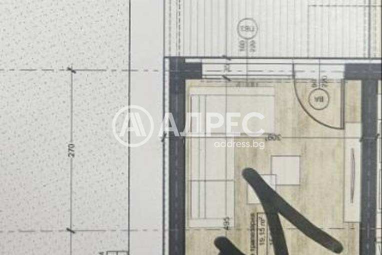 Едностаен апартамент, София, Обеля 1, 683576, Снимка 1