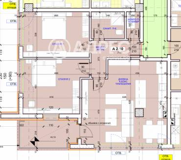 Тристаен апартамент, Русе, Здравец изток, 670577, Снимка 1