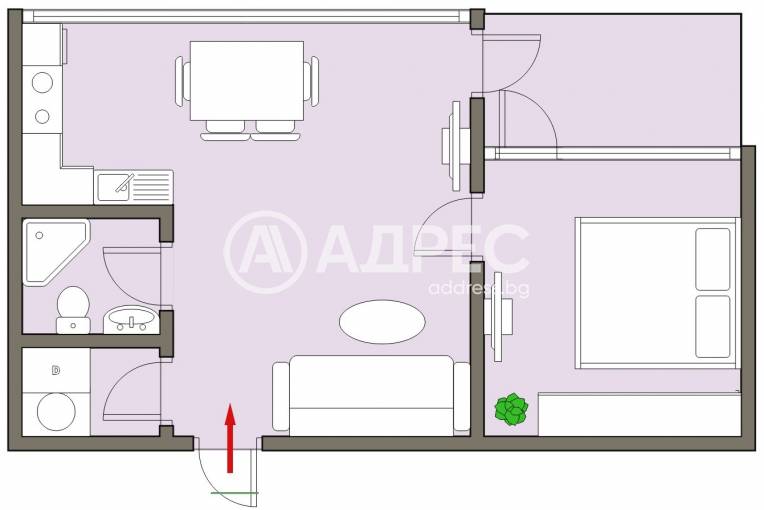 Двустаен апартамент, Варна, Техникумите, 627578, Снимка 8