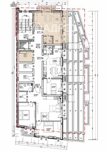 Едностаен апартамент, Варна, Левски, 633578, Снимка 1