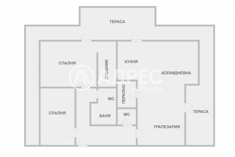 Тристаен апартамент, Варна, Бриз, 632579, Снимка 19