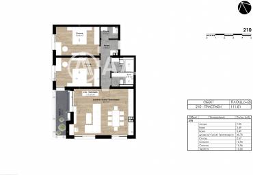 Тристаен апартамент, София, Витоша, 680579, Снимка 1