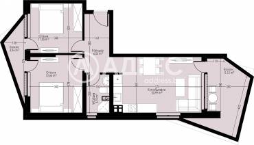 Тристаен апартамент, Варна, Възраждане 4, 589581, Снимка 1