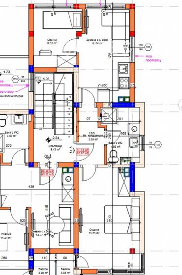 Тристаен апартамент, Варна, м-ст Акчелар, 659581, Снимка 1
