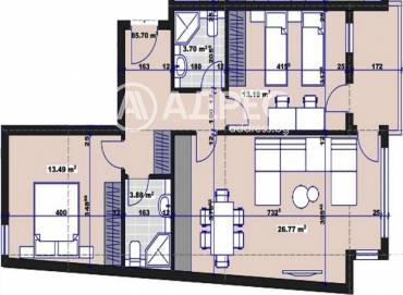 Тристаен апартамент, Стара Загора, Три чучура-север, 678581, Снимка 1