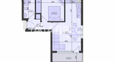 Двустаен апартамент, Варна, Възраждане 4, 679582, Снимка 2