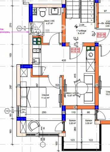 Двустаен апартамент, Варна, м-ст Акчелар, 659583, Снимка 1