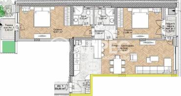 Тристаен апартамент, София, Люлин 8, 675584, Снимка 1