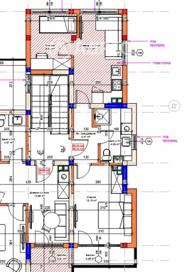 Тристаен апартамент, Варна, м-ст Акчелар, 659585, Снимка 1