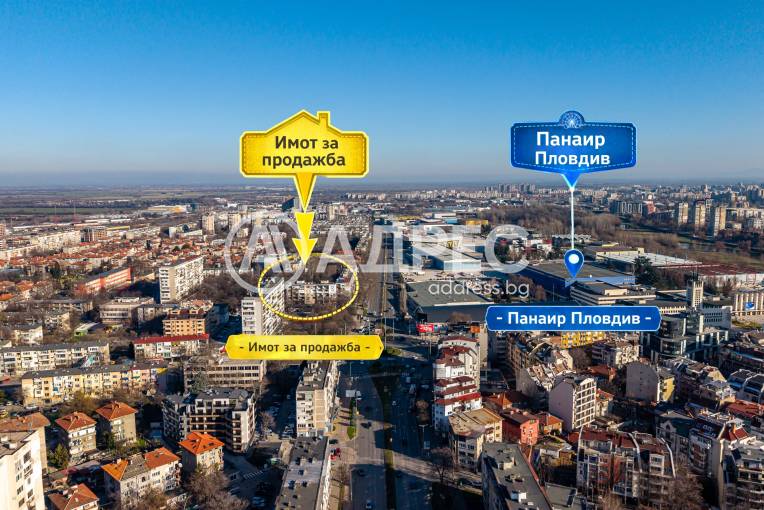 Тристаен апартамент, Пловдив, Гагарин, 681585, Снимка 13