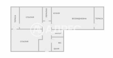 Тристаен апартамент, Варна, Победа, 680586, Снимка 1