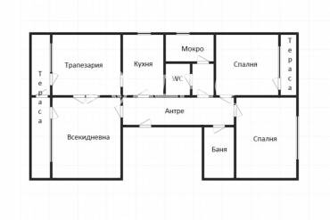 Тристаен апартамент, Бургас, Славейков, 688587, Снимка 1