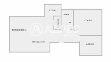 Тристаен апартамент, Варна, Бриз, 609588, Снимка 1