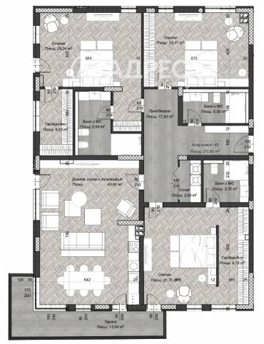 Многостаен апартамент, София, Център, 670590, Снимка 1