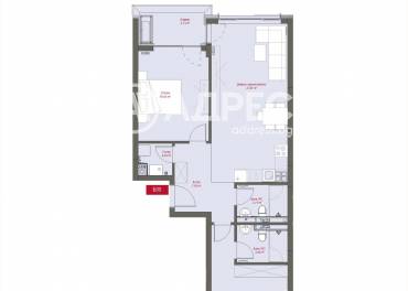 Тристаен апартамент, София, Манастирски ливади - изток, 668591, Снимка 1