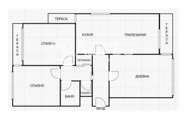 Многостаен апартамент, Варна, Зимно кино Тракия, 681592, Снимка 1