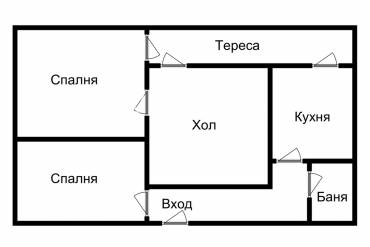 Тристаен апартамент, Пловдив, Център, 619593, Снимка 2